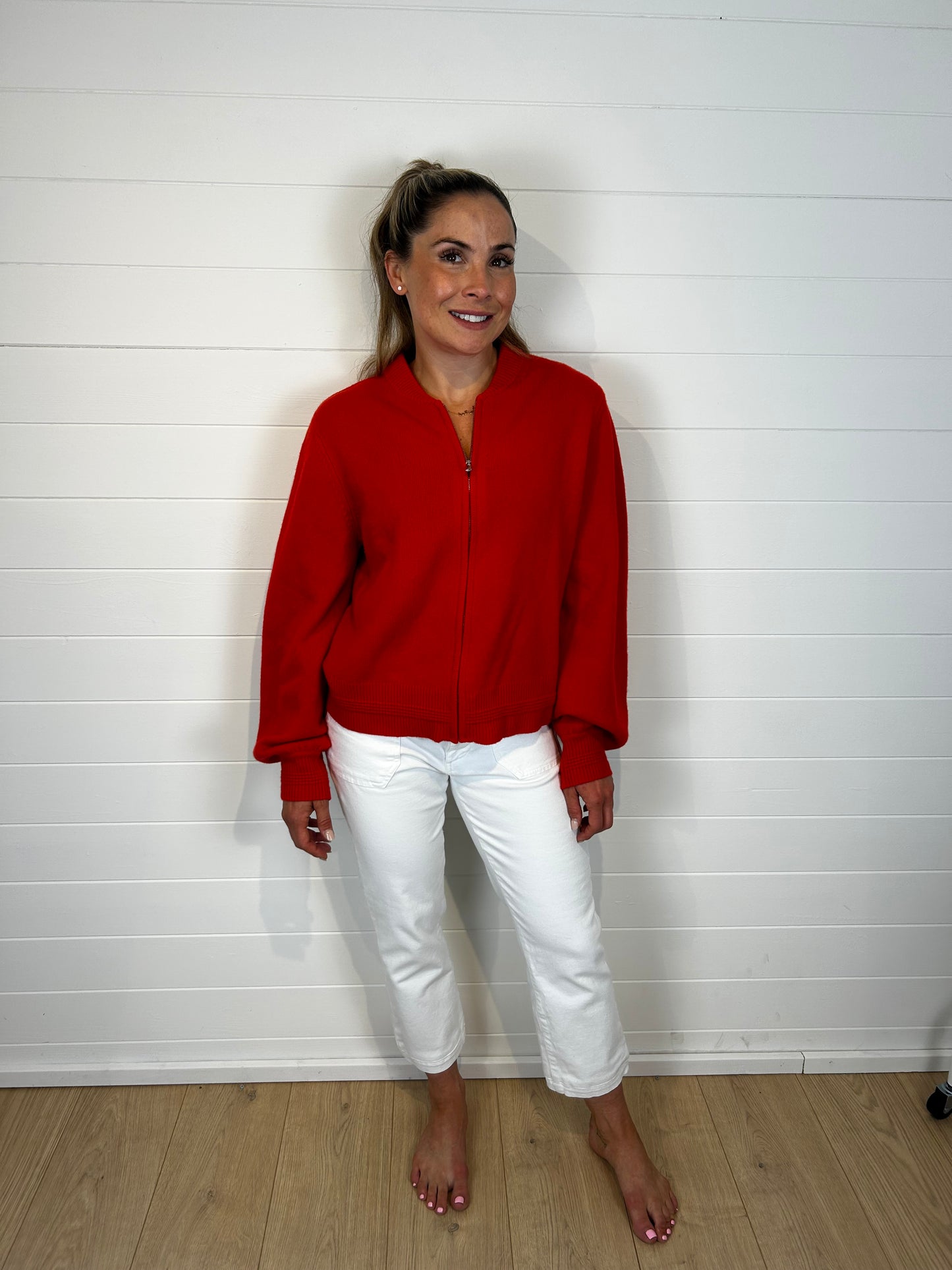 Whistles Knit Zip Up
