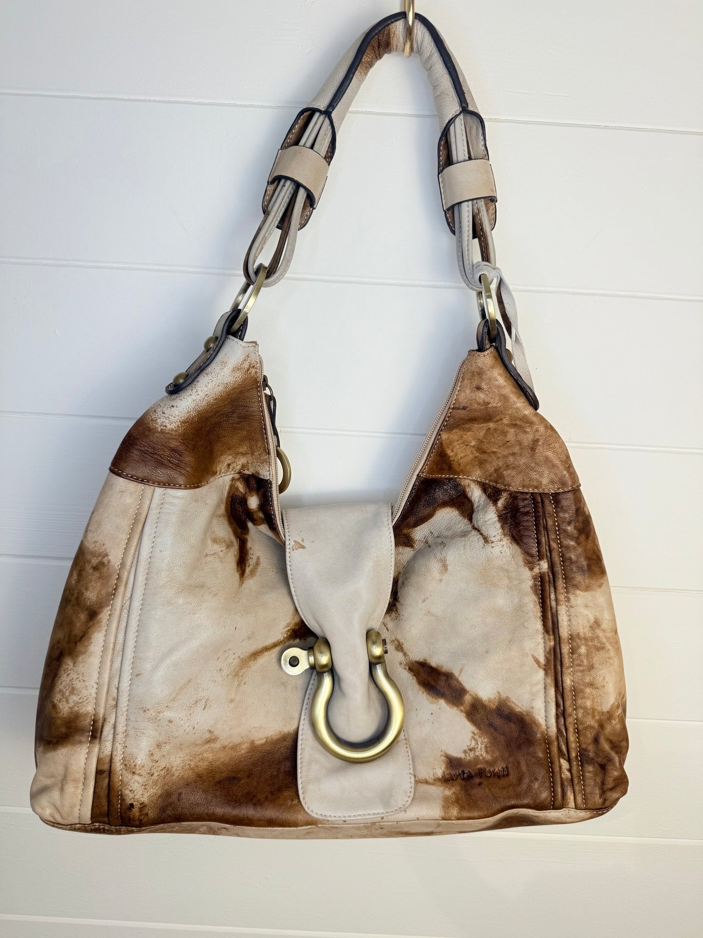 Marta Ponti Leather Handbag