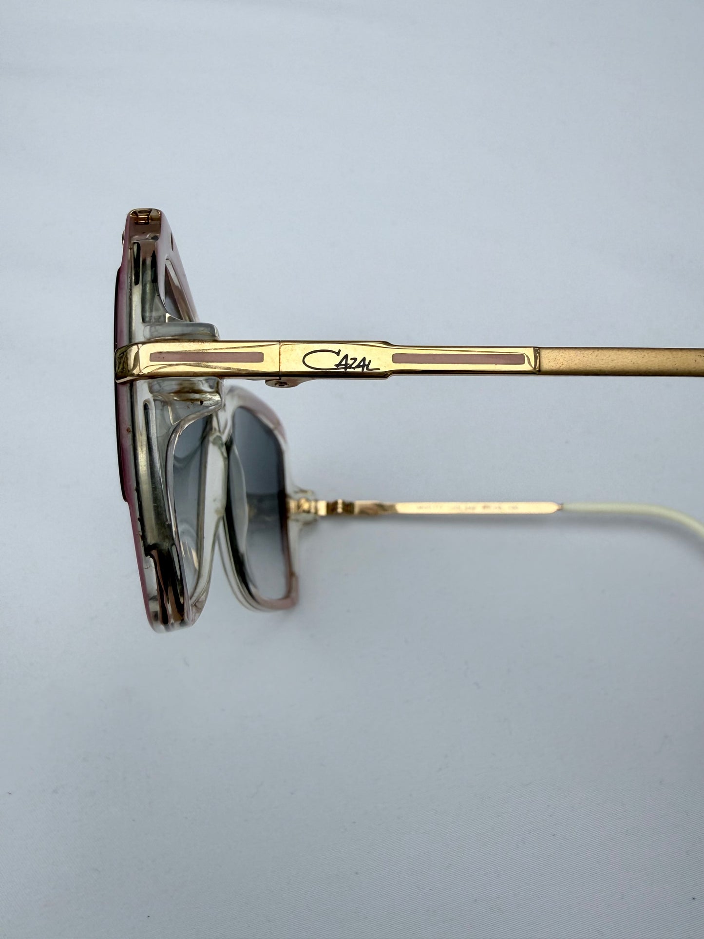 Cazal Vintage 1980’s Sunglasses - Pink/Gold