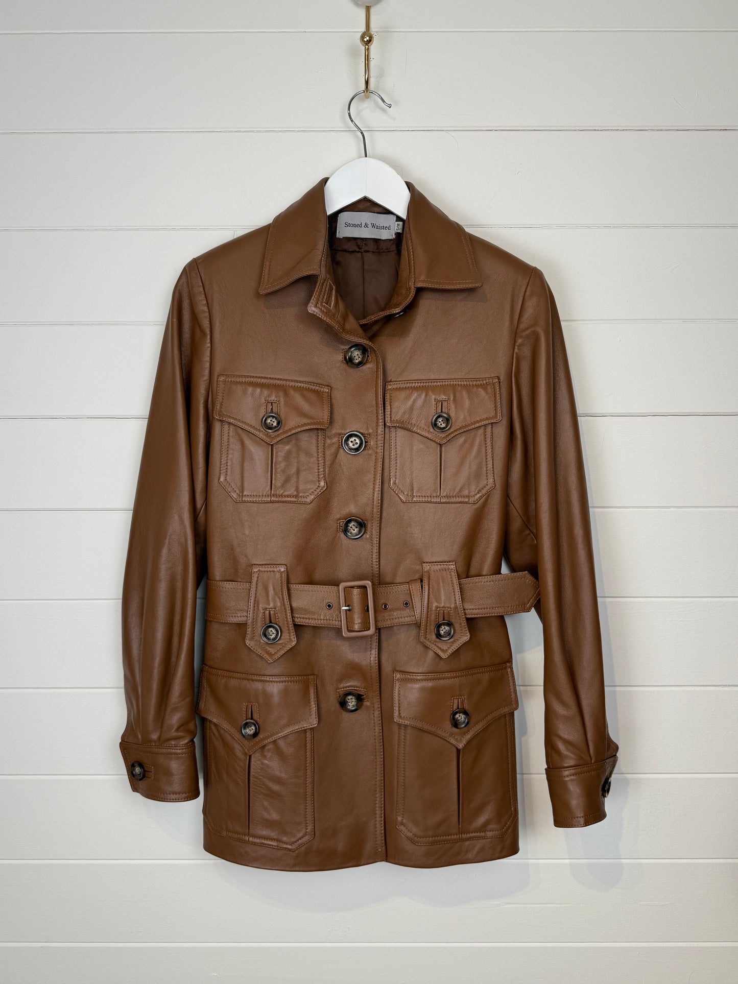 Stoned & Waisted Leather Jacket