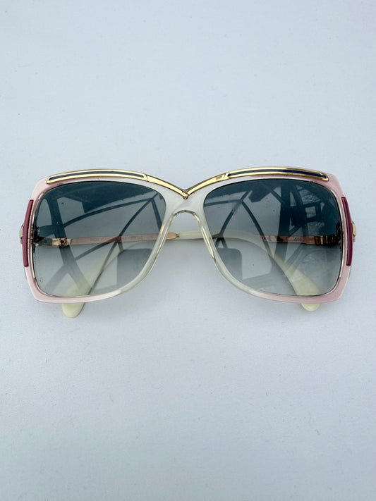 Cazal Vintage 1980’s Sunglasses - Pink/Gold