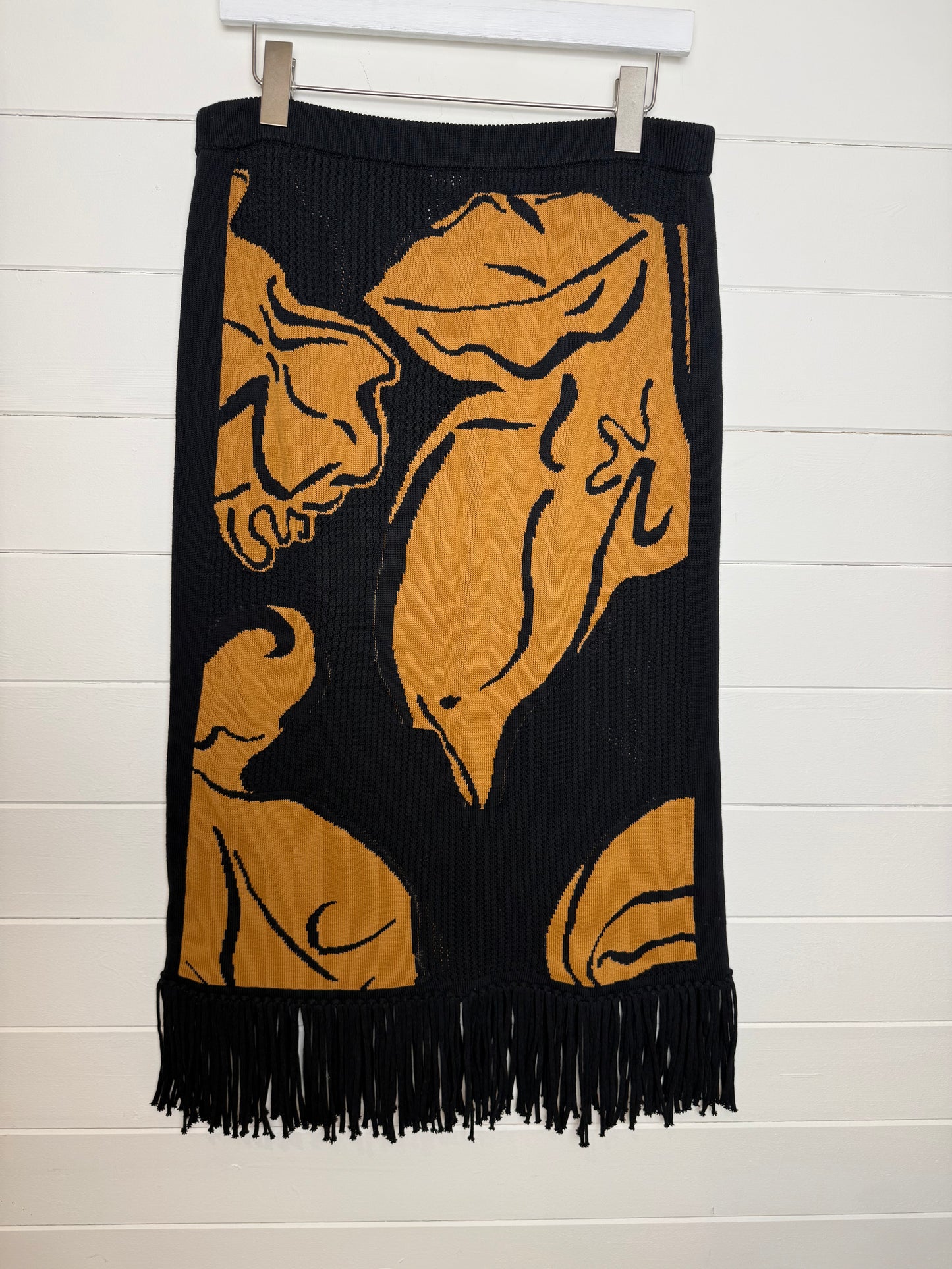 Jigsaw Pointelle Jacquard Skirt