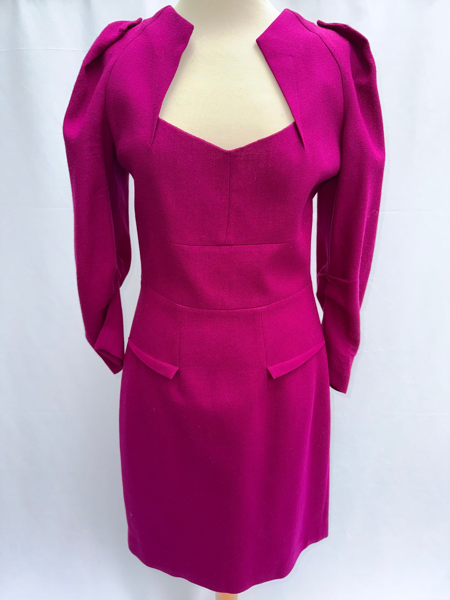 Roland Mouret for Harrods Fuchsia Dress