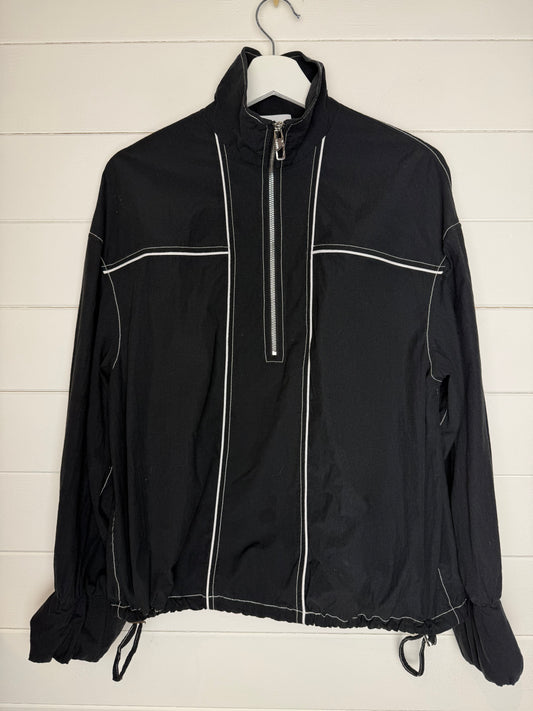 Ganni Organic Cotton-Blend Crepe Jacket