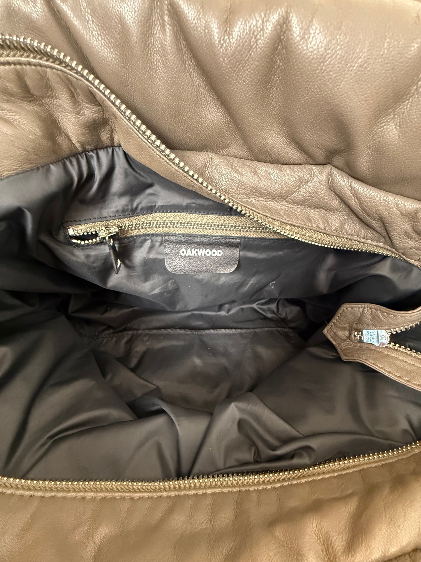 OakWood Quilted Leather Bag