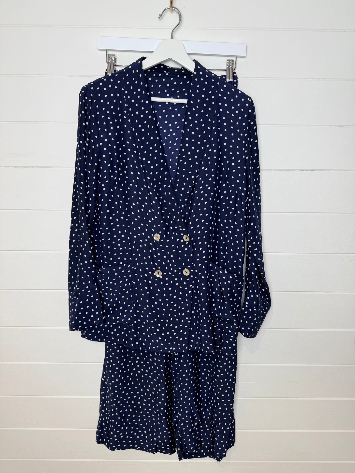 P.A.R.O.S.H Silk Polka Dot Suit