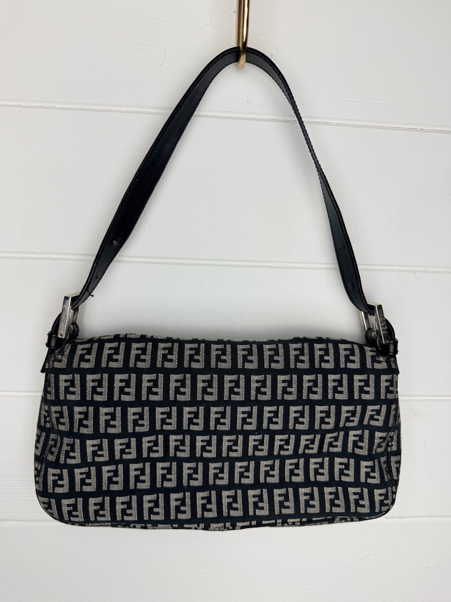 Fendi Vintage Zucca Print Baguette