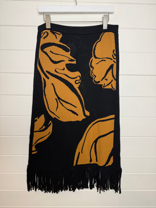 Jigsaw Pointelle Jacquard Skirt