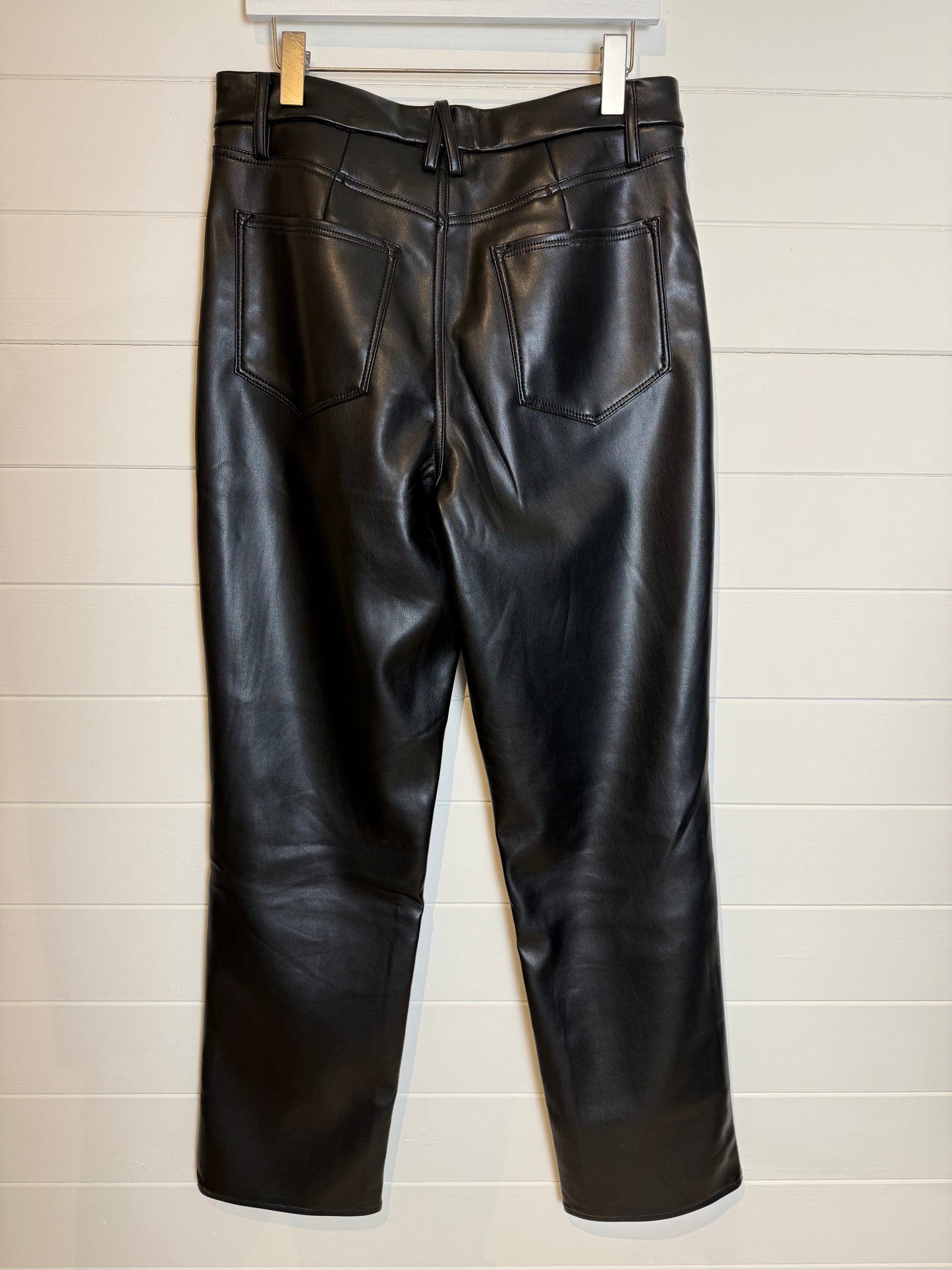 Good American Faux Leather Trousers